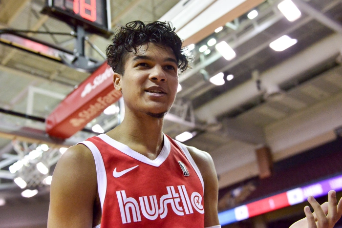 Tyrell Terry / Tyrell Terry of the Memphis Hustle plays against the South Bay Lakers in an NBA G League contest on Jan. 24 at Landers Center in Southaven, Mississippi. On December 15, he announced his retirement from hoops. Photo by BRANDON DILL/NBAE VIA GETTY IMAGES