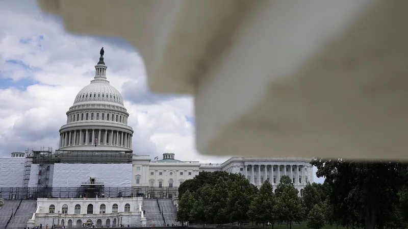 Warnock's win / Democrats now control the Senate by a 51-49 margin, thanks to Warnock's victory on Tuesday — one more vote than they have had since 2020. Photo by Chip Somodevilla/Getty