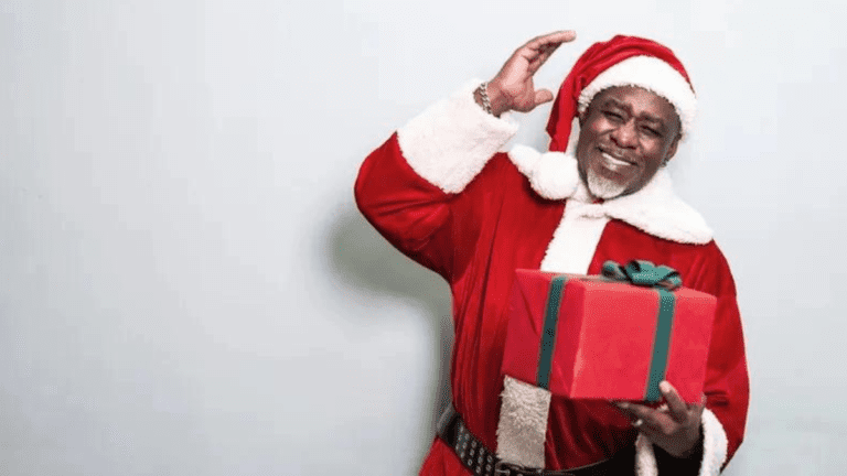 THE GIFT OF DIVERSITY IS BEING BRINGED TO A MALL NEAR YOU BY THIS BLACK SANTA