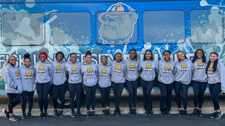 The Fisk Women’s Gymnastics squad participates in their first NCAA meet