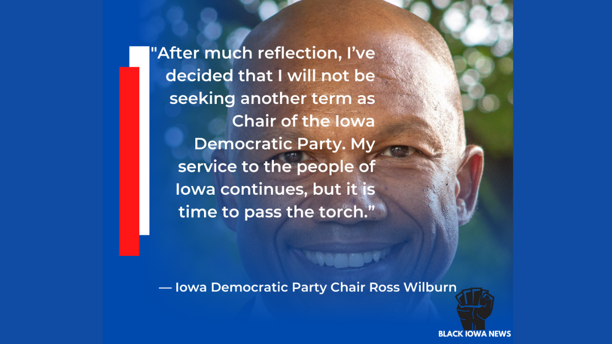 Iowa Democratic Party Chair and State Rep. Ross Wilburn.