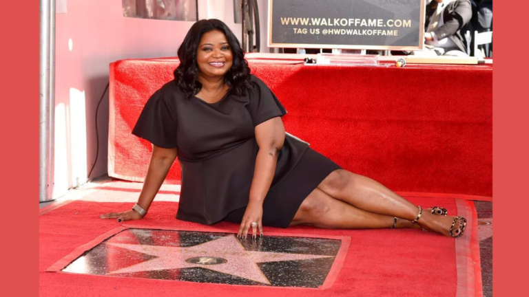 The Hollywood Walk of Fame awards Octavia Spencer an award for her Outstanding Performance